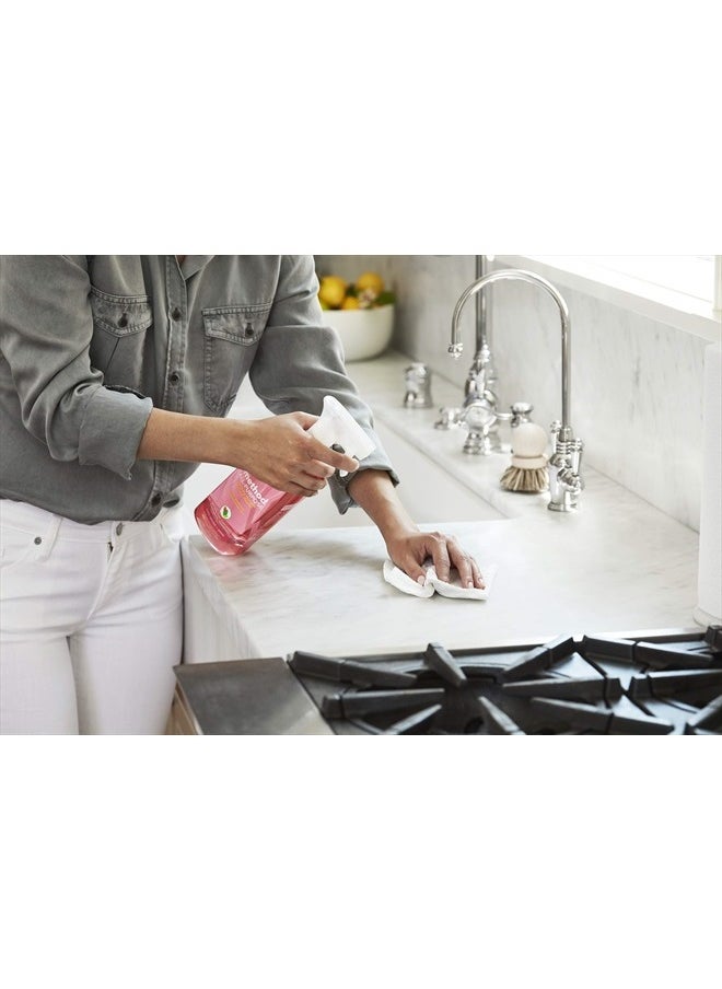 Method - All-Purpose Cleaner, Pink Grapefruit, Plant-Based and Biodegradable Formula Perfect for Most Counters, Tiles, Stone, and More, 28 oz spray bottle - Image 1