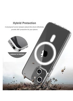 Case Clear Magnetic Case for iPhone 15 6.1 Inch, Compatible with MagSafe, Super Premium Silicone PU Mobile Cover Shockproof Scratch Resistant Anti-Slip  - Image 5