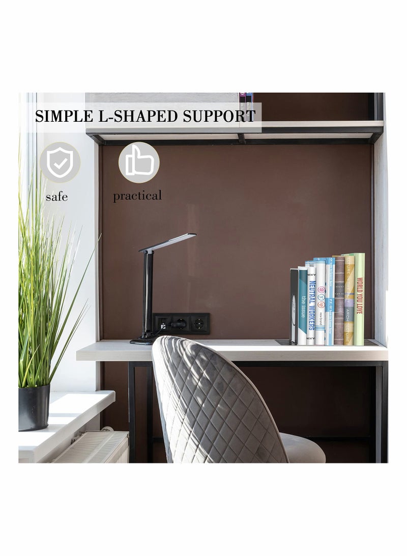 كاست ويف دعامات الكتب، دعامات كتب عالمية فاخرة للأرفف، دعامات معدنية متينة لدعم دعامات الكتب - Image 4