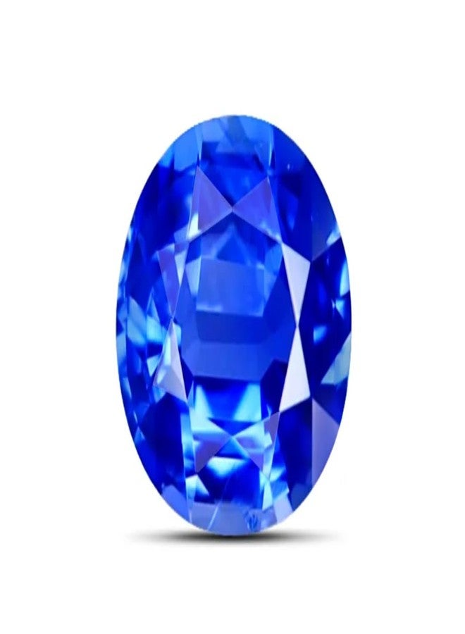GEMS RIVER 4.40 Carat 5.25 Ratti Blue Sapphire (neelam) Gemstone 100% Original Stone Quality By Lab Certified (R112) - Image 2