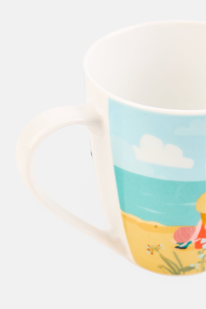 Ritzenhoff & Breker Printed Ceramic Coffee Cup 360ml, Multicolor - Image 3