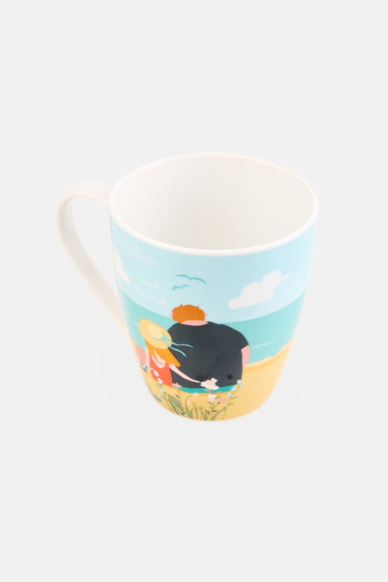 Ritzenhoff & Breker Printed Ceramic Coffee Cup 360ml, Multicolor - Image 2