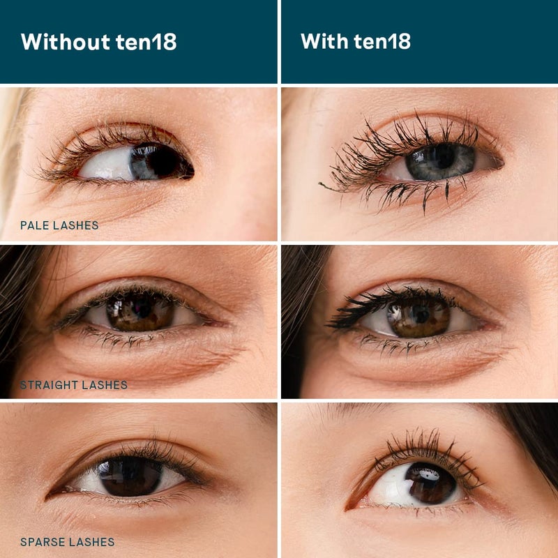 Exa Beauty - Natural Ten18 Lash Amplifying Mascara | Cruelty-Free, Inclusive Clean Beauty (Black, 0.3 fl oz | 8.9 ml) - Image 5