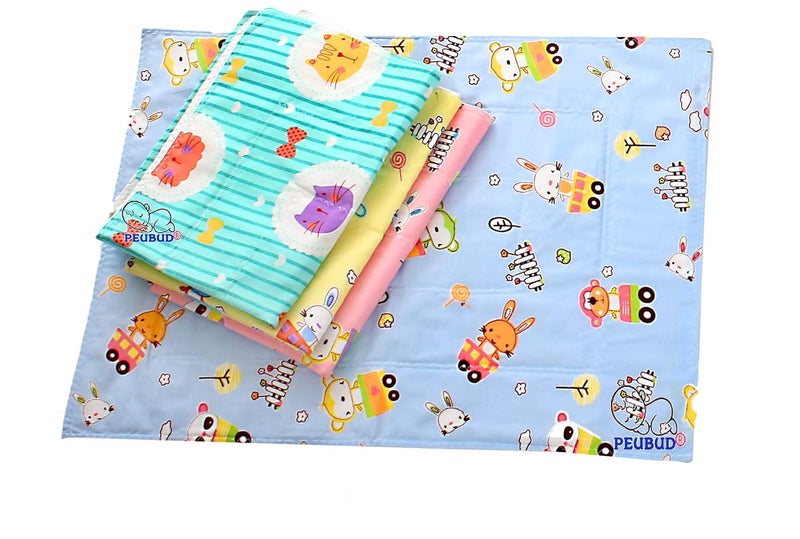 PEUBUD Pure Cotton Sheets for BabiesChanging Mat Sleeping mat Pack of 3