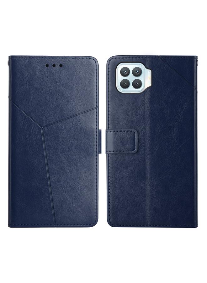 S-TOP Case For OPPO F17 Y Stitching Horizontal Flip Leather Phone Case - Image 1