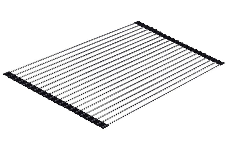 Ahyuan Roll up Dish Drying Rack Over The Sink Kitchen Roll up Sink Drying Rack Portable Dish Drainer Foldable Dish Drying Rack Warm Gray 205X14
