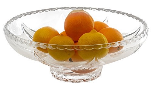 Amlong Crystal Crystal Fruit Bowl, 12.5 inch Diameter - Image 5