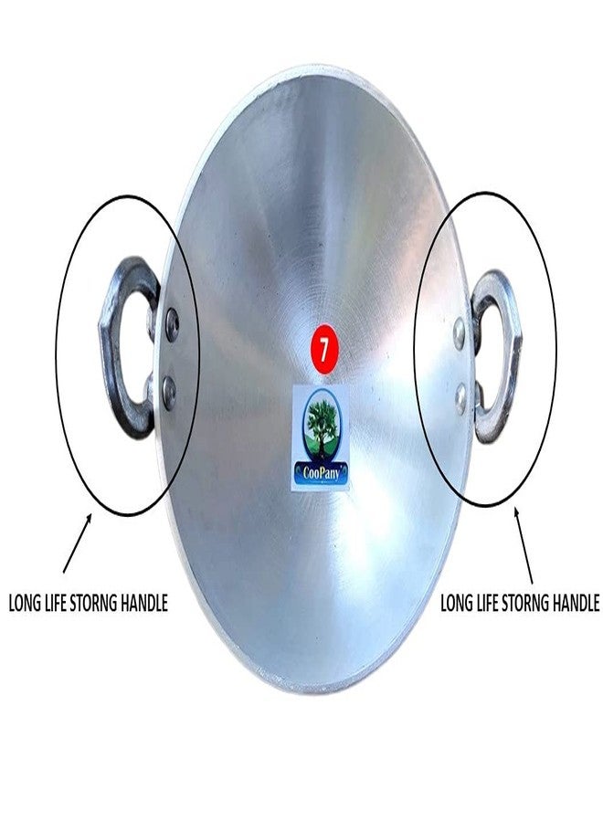 CooPany مجموعة CooPany® Combo 3 متعددة الاستخدامات من الألومنيوم، مقلاة/مقلاة/مقلاة بقاعدة سميكة، متوفرة بأحجام 8 بوصة، 10 بوصة، و11 بوصة. - Image 5