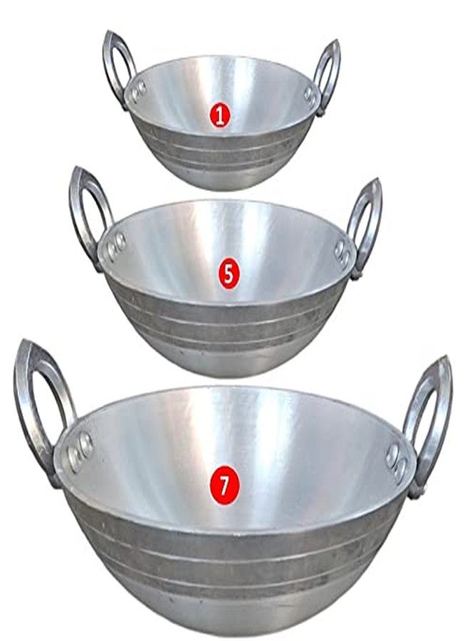 CooPany مجموعة CooPany® Combo 3 متعددة الاستخدامات من الألومنيوم، مقلاة/مقلاة/مقلاة بقاعدة سميكة، متوفرة بأحجام 8 بوصة، 10 بوصة، و11 بوصة. - Image 1