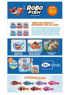 ROBO ALIVE ZURU ROBO ALIVE FISH BOWL Playset For Ages 3+ (Toy Fish Color May Vary)  - Image 3