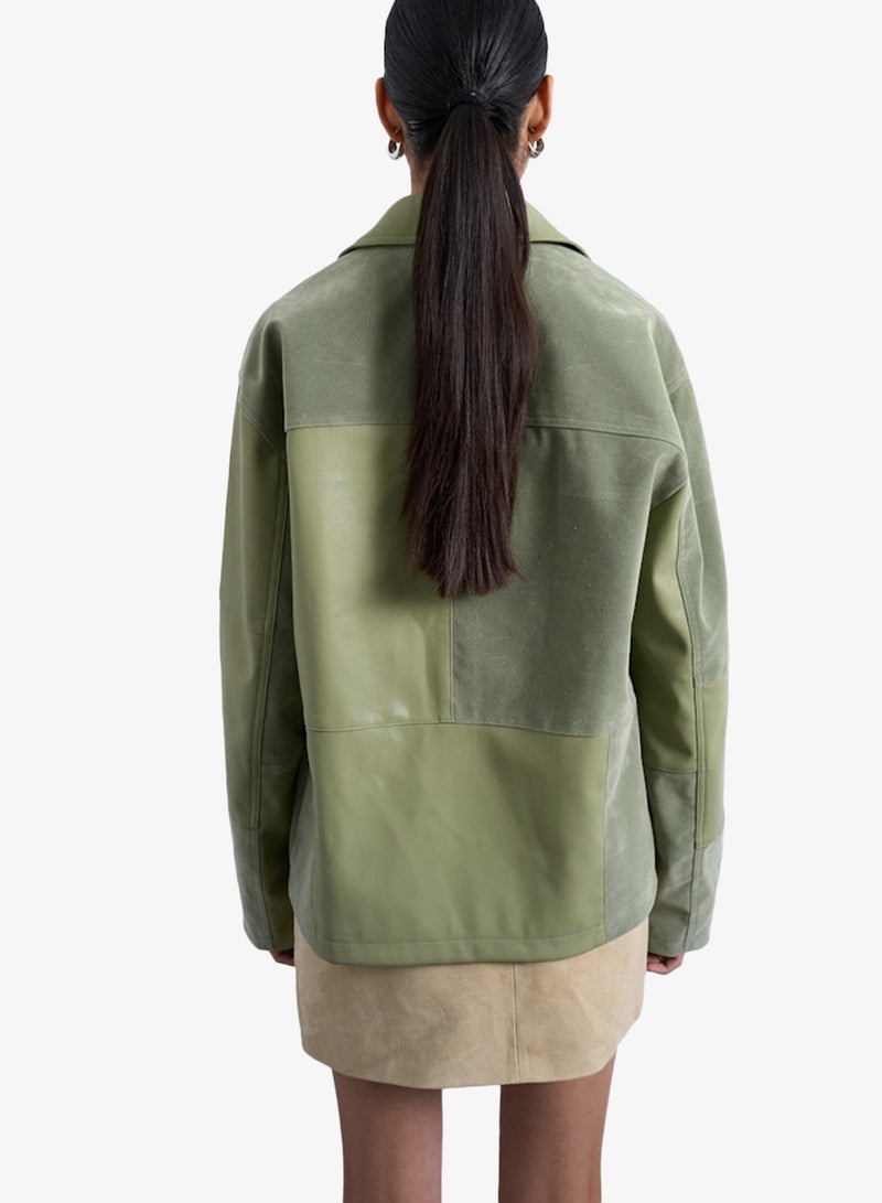 TOPSHOP Casual  Patchwork Jacket - Image 2