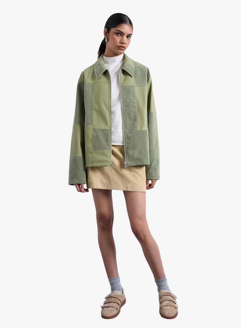 TOPSHOP Casual  Patchwork Jacket - Image 4