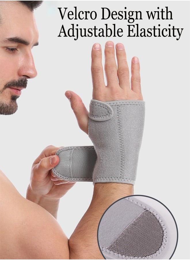 Generic Wrist Brace for Carpal Tunnel, Night Sleep Wrist Support Brace, Wrist Splint, Great for Wrist Pain, Sprain, Sports Injuries, Joint Instability, Suitable for Left and Right Hands  - Image 4