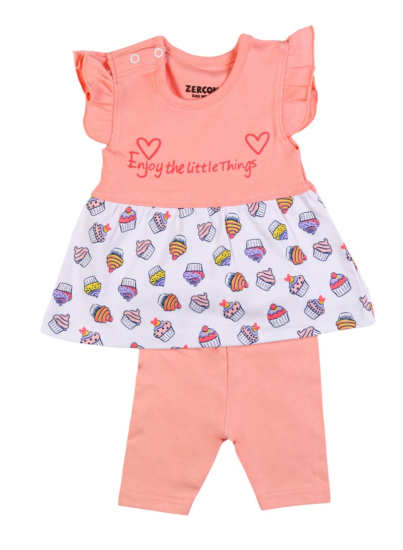 Zercon Summer Pajama Set for Girls - Image 1