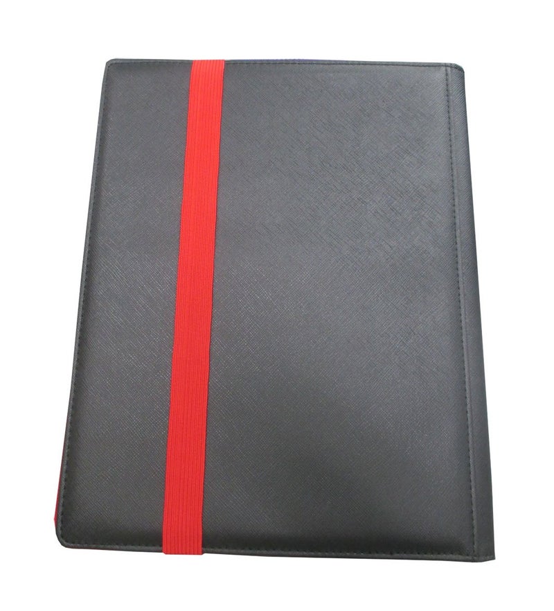 Dex Protection Card Binder 9 Stores 360 Gaming Cards Includes 20 Side Loading Card Pages 9 Card Page Format Band Closure Smooth Matte Padded Finish Velvet Lined Interior - Image 1
