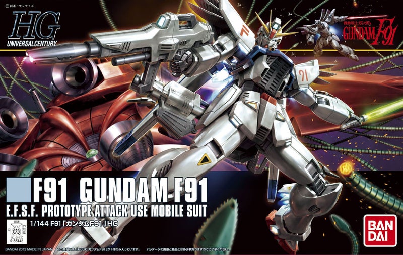 BANDAI SPIRITS Bandai Hobby HGUC Gundam F91 Action Figure - Image 3