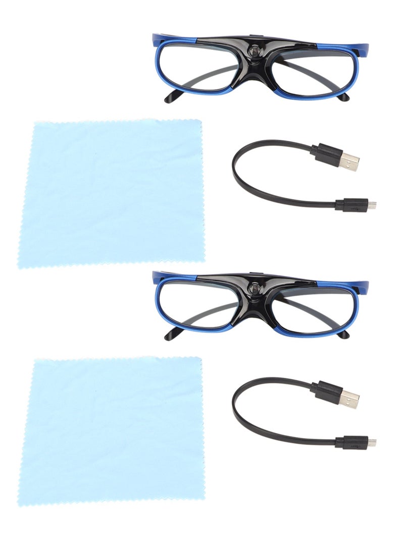144Hz DLP Link 3D Glasses Rechargeable 3D Active Shutter Glasses for All DLP Link 3D Projectors