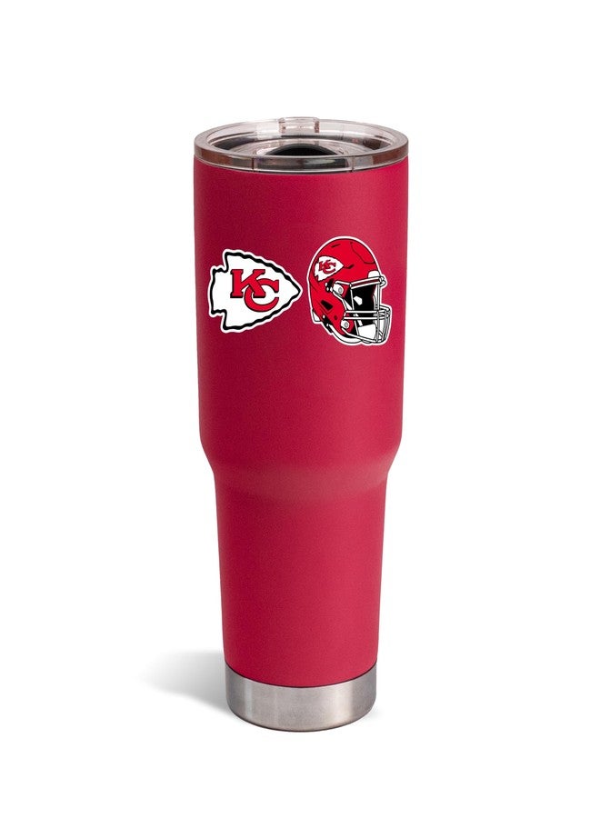 The Memory Company Officially Licensed 30oz Tumbler with Bottle Opener Bottom, Kansas City Chiefs - Image 1