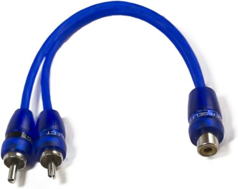 STINGER Select SSRCB2M Competition Series 2 Male to 1 Female Y Interconnect - Image 1