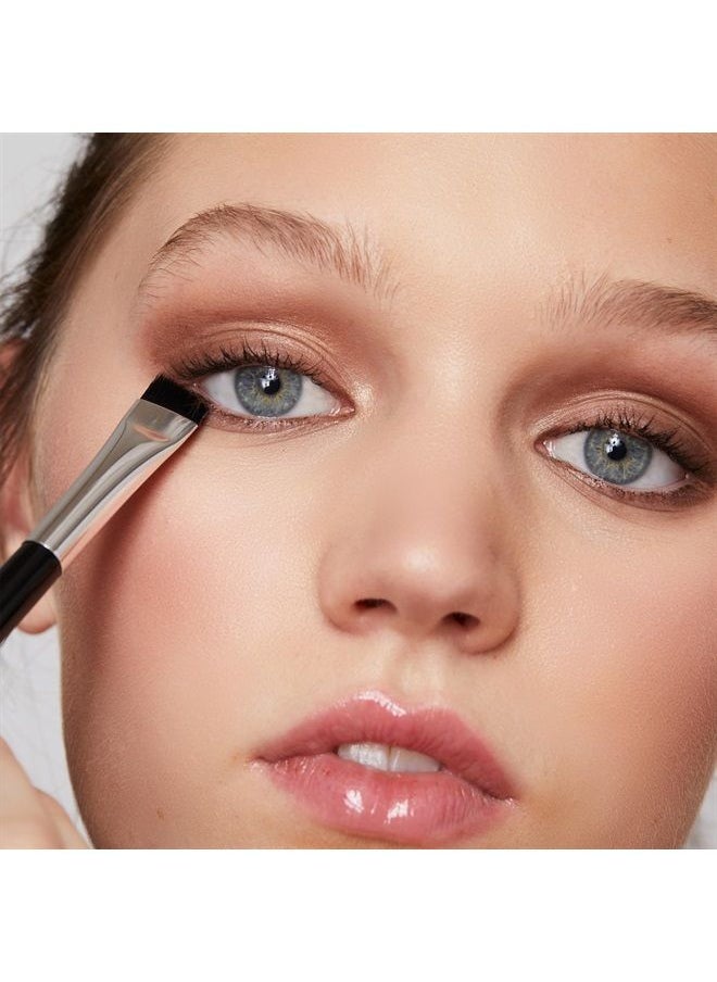 Woosh - Beauty, Corner Brush Eye Stamper, Dual Ended Eyeliner Stamp, Cruelty Free, Vegan Synthetic Bristles, Travel Makeup Tool - Image 1