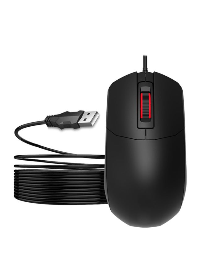 Computer Desktop Wired USB Cable Extension Mouse 2/3/5 Meter Line 2-3 Meter Extension Line Ultra-long Home Mouse-Color:Zero Usb Universal Interface— 5m Cable Mouse Black-Interface:Official Standard - Image 3