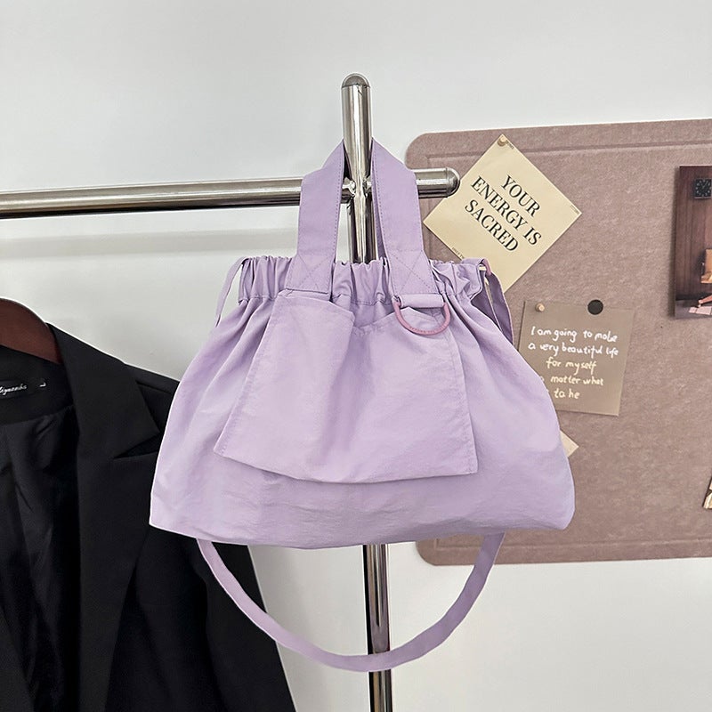 Nylon Shopper Tote Bag - Candy Colors - Image 4