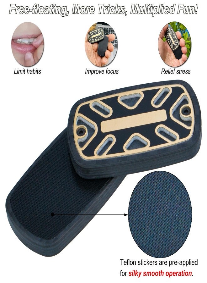 DjuiinoStar Silent Fidget Slider (Carbon Fiber ), Silky Smooth Operation, Robust, Big Lightweight, Strong Haptic Feedback, Free-Floating, Premium Fidget Toy, Magnetic Slider, Best Gift Option DFS-28 - Image 3