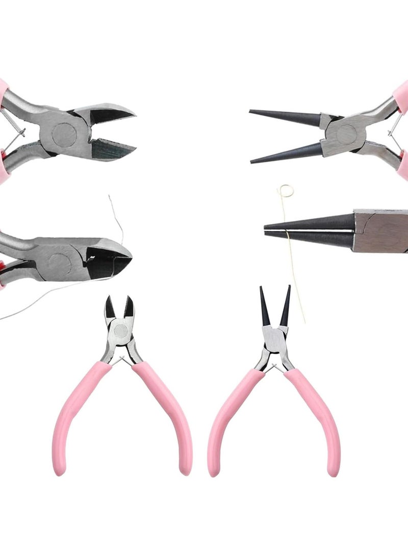 GGOOT 9 Pieces Jewelry Pliers Set Jewelry Making Hardware Winding Pliers for Crafts Necklaces Jewellery Making Repair Tool  - Image 4
