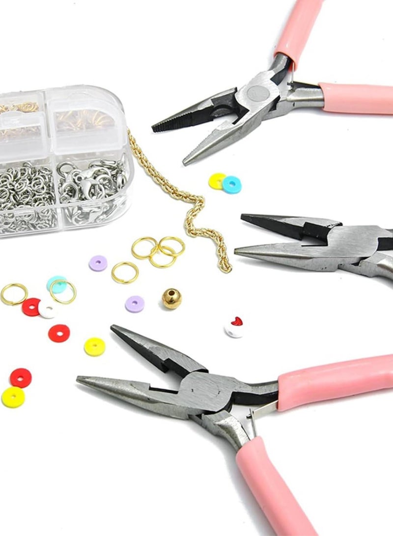 GGOOT 9 Pieces Jewelry Pliers Set Jewelry Making Hardware Winding Pliers for Crafts Necklaces Jewellery Making Repair Tool  - Image 2