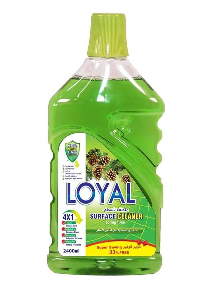 لويال سائل منظف الأسطح لويال، وقت الربيع، أخضر، 2400 مل - Image 1