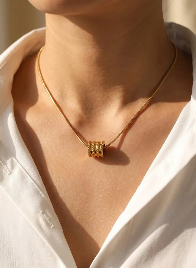 Take Two Spiral Pendant Necklace