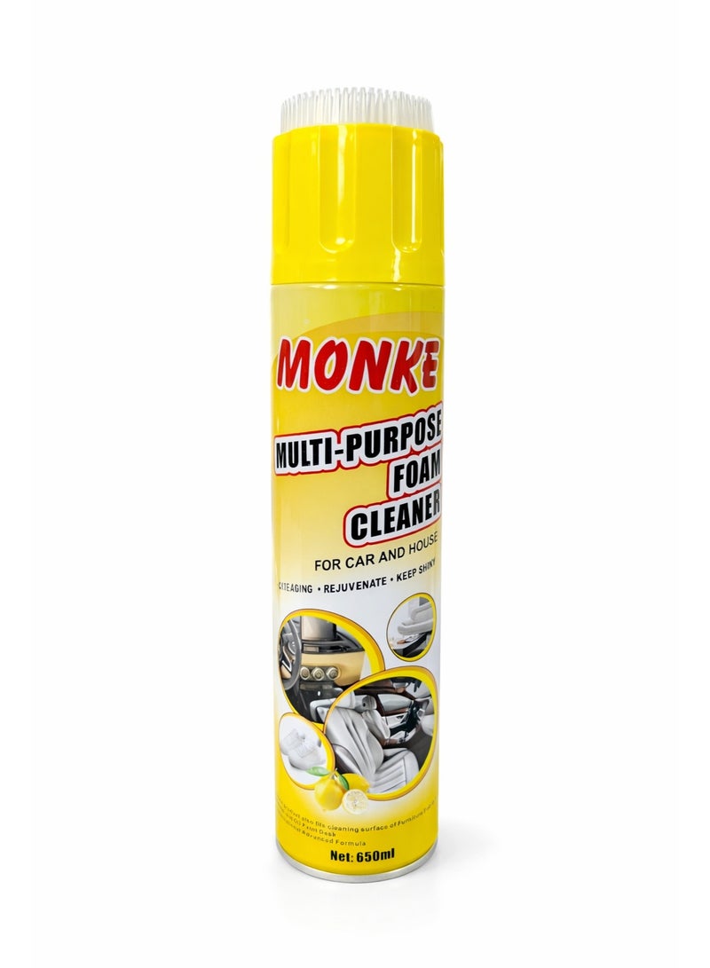 Monke Multi-Purpose Foam Cleaner Lemon Scent - 650 ML - Image 1