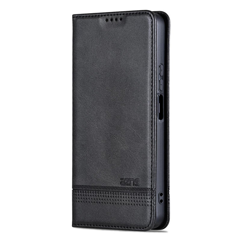 erorex For Redmi 15 5G Global / 15 4G Sea 169.5Mm Magnetic Calf Texture Flip Leather Phone Case(Black) - Image 2