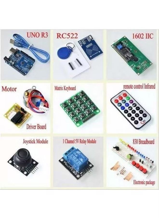 Generic - Arduino Uno R3 Kit , Arduino Starter Kit, Compatible with Rfid Reader Arduino 78Pcs - Image 1