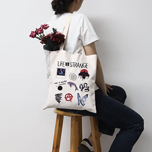 MNIGIU Video Games Merch Tote Bag Video Games Fans Gift Chloe And Max Lover Gift - Image 4
