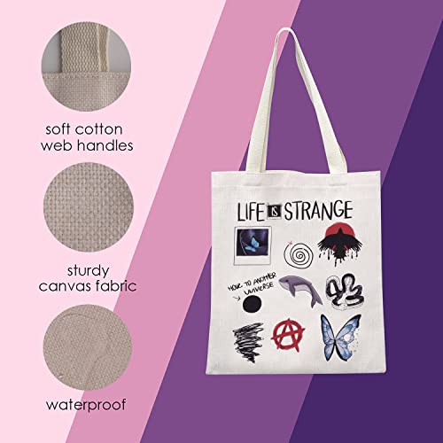 MNIGIU Video Games Merch Tote Bag Video Games Fans Gift Chloe And Max Lover Gift - Image 3