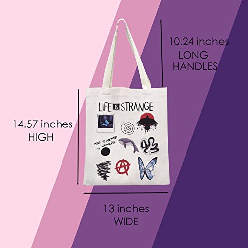 MNIGIU Video Games Merch Tote Bag Video Games Fans Gift Chloe And Max Lover Gift - Image 2
