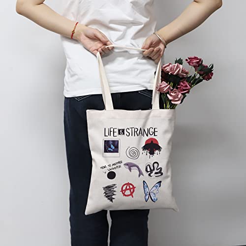 MNIGIU Video Games Merch Tote Bag Video Games Fans Gift Chloe And Max Lover Gift - Image 5