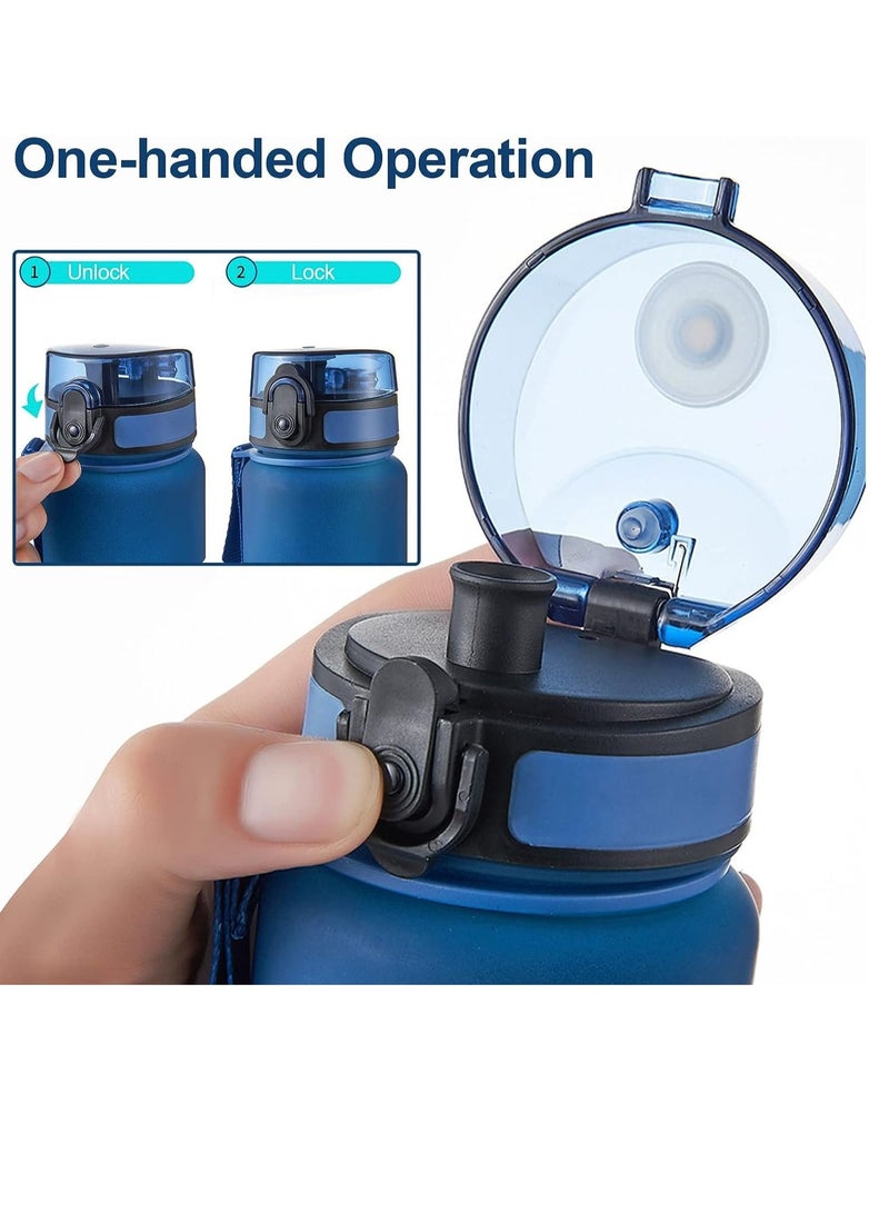 ليس إز مور زجاجة مياه رياضية تحفيزية 500 مللي مع قلم تحديد الوقت زجاجة شرب مانعة للتسرب لممارسة الرياضة في الصالة الرياضية وركوب الدراجات في الهواء الطلق والتنزه والتخييم والسفر - Image 5