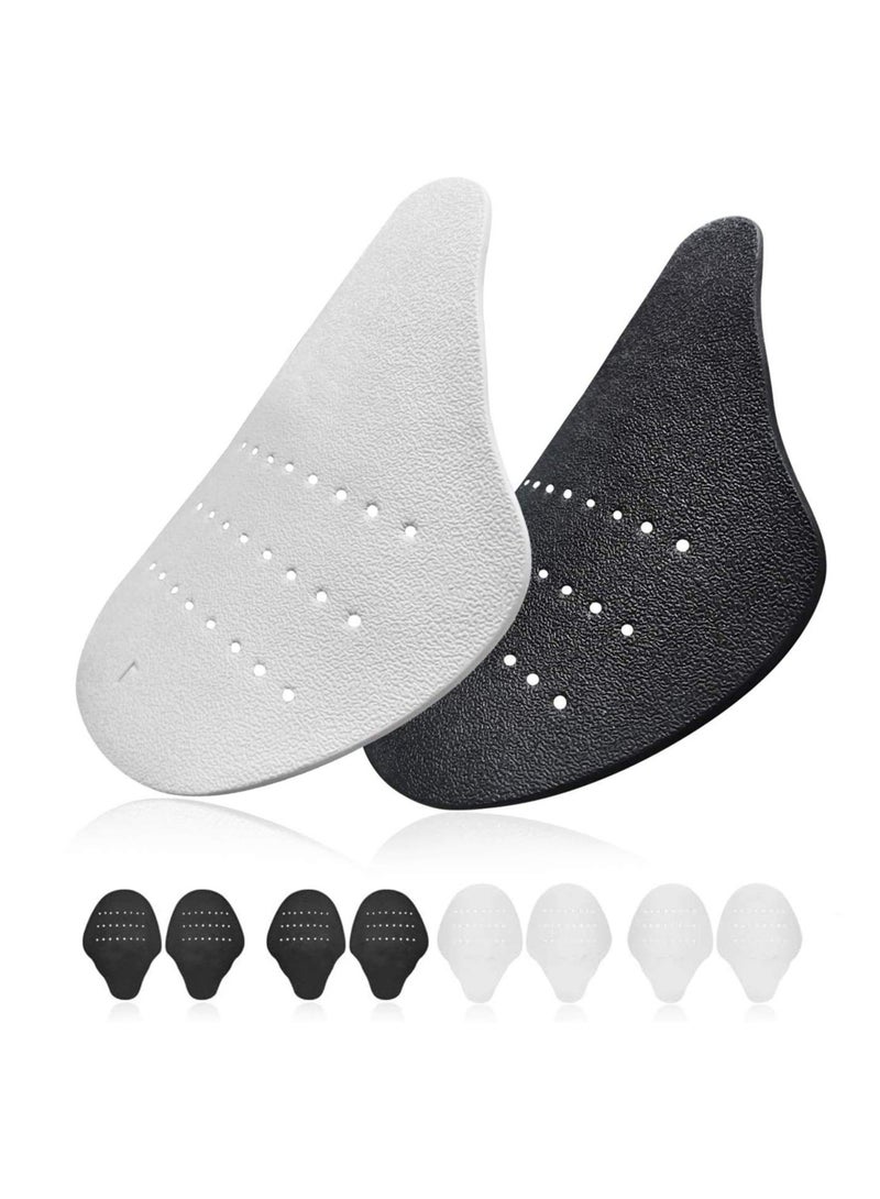 SOLARAE 4 Pairs Anti-Wrinkle Shoes Creases Protector/ Shoe Shields/ Toebox Crease Preventers/ Prevent Sport Shoes Crease Indentation - Soft Material Shoe Accessory - Image 1