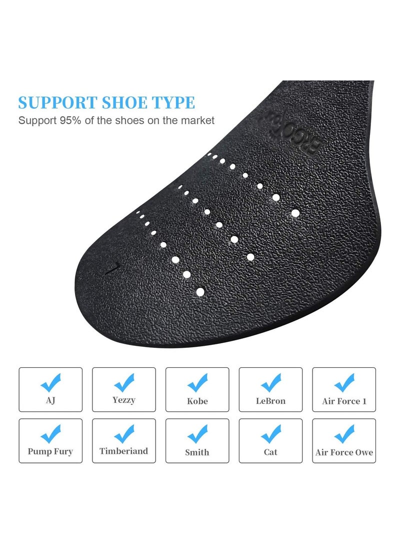 SOLARAE 4 Pairs Anti-Wrinkle Shoes Creases Protector/ Shoe Shields/ Toebox Crease Preventers/ Prevent Sport Shoes Crease Indentation - Soft Material Shoe Accessory - Image 3