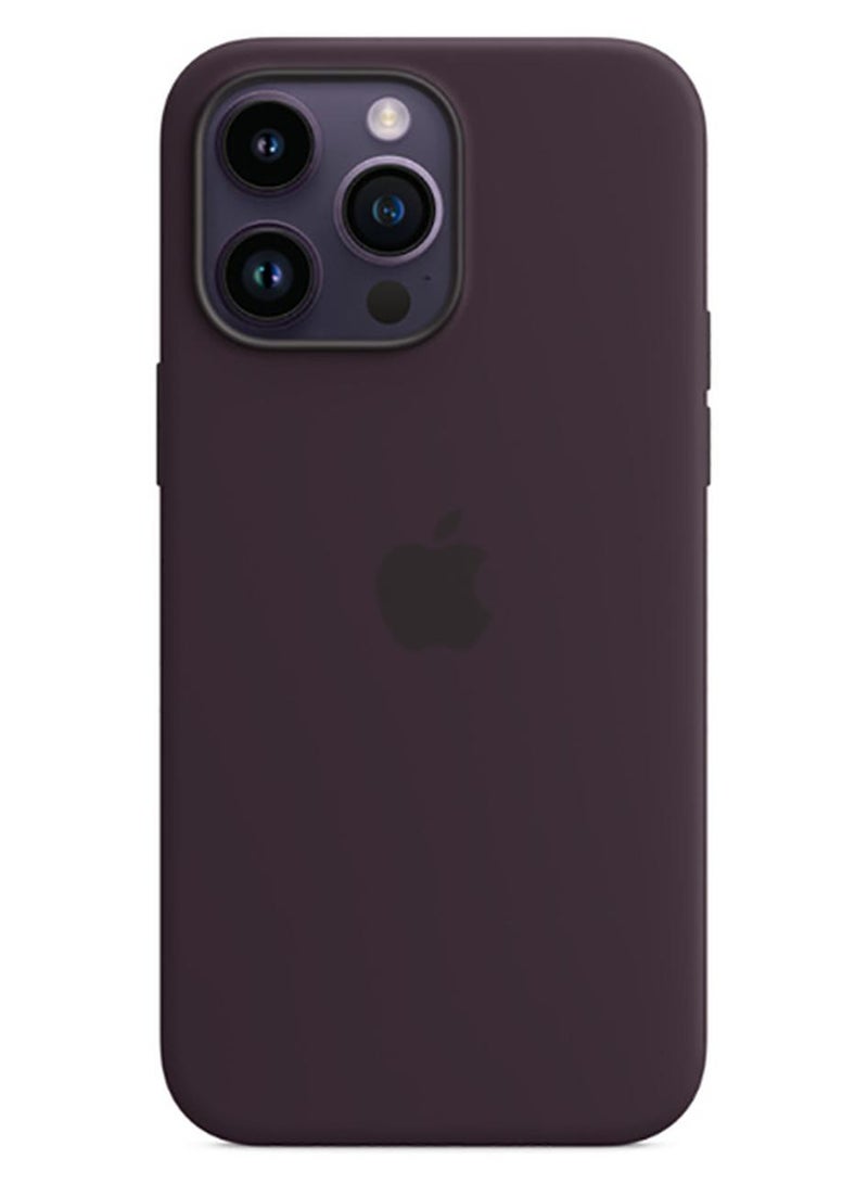 Apple iPhone 14 Pro Max Silicone Case with MagSafe Elderberry - Image 1
