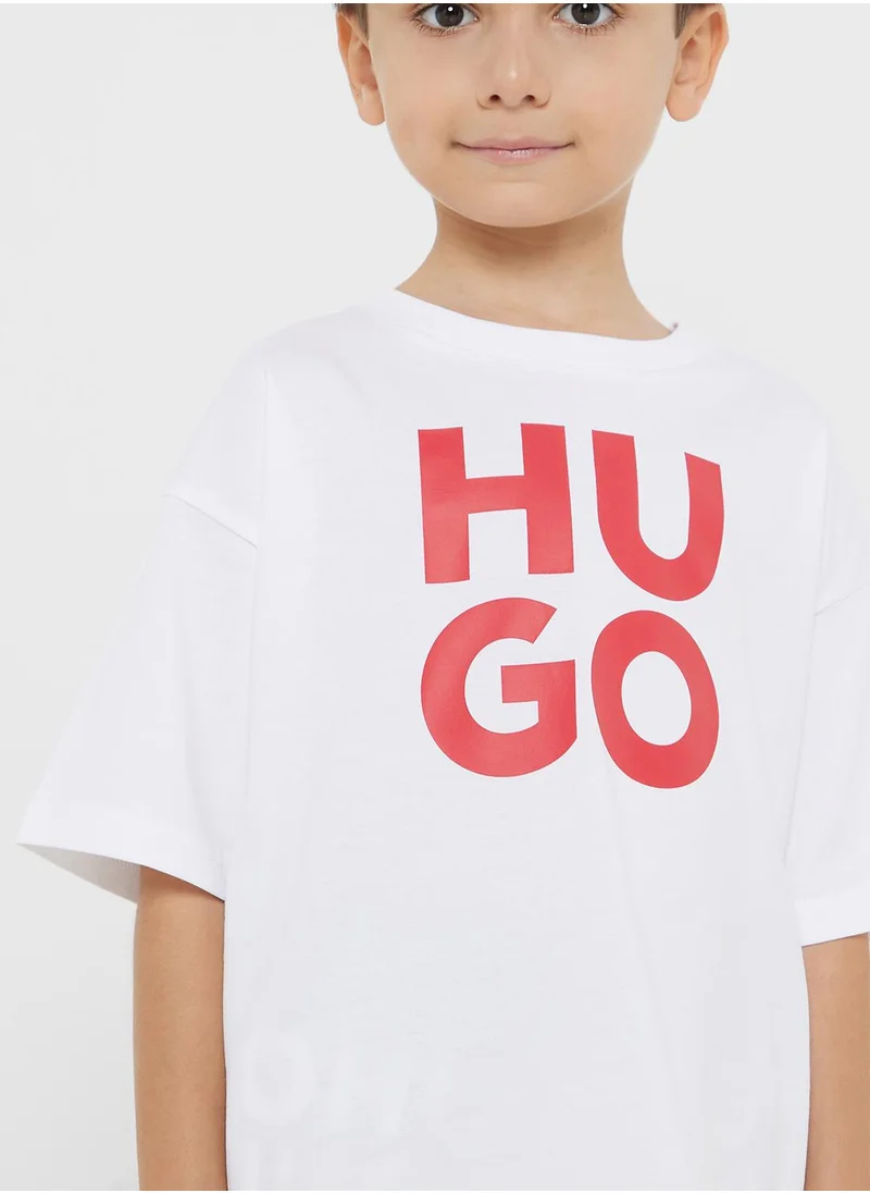 HUGO Kids Logo T-Shirt