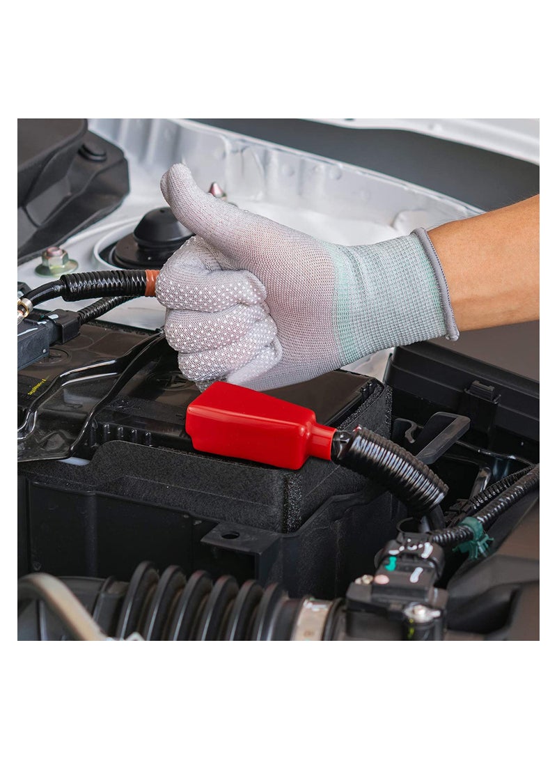 Insulated Battery Terminal Covers Protective Sleeves for Cars and Boats Positive Negative Red and Black 2 Pack - Image 3