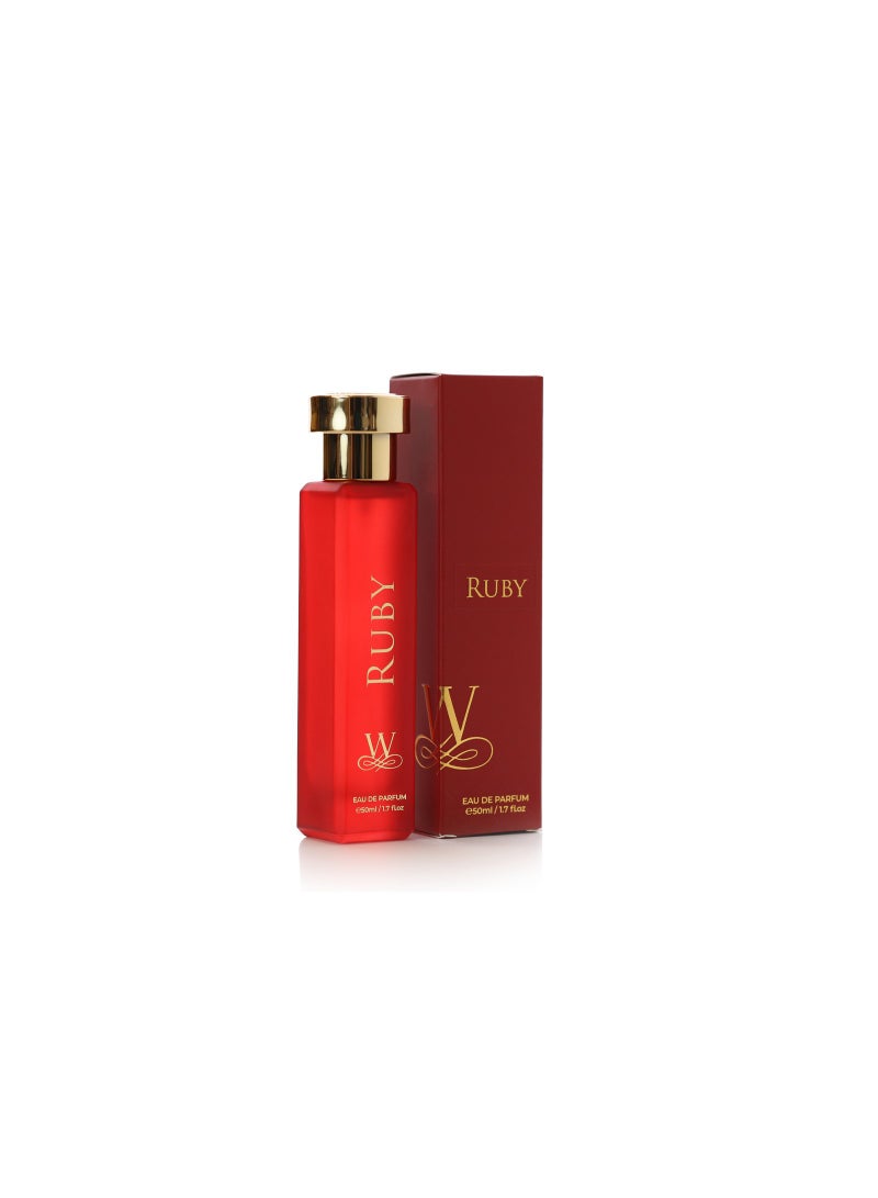 WORLD GOLDEN PERFUMES WORLD GOLDEN PERFUMES Ruby Eau De Parfum 50ml VAPORISATEUR - NATURAL SPRAY  - Image 1