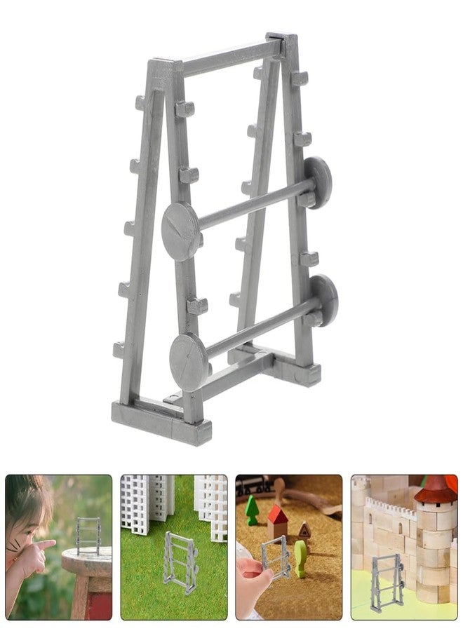 Vaguelly Miniature Gym Equipment Model 1.89 Inch Dollhouse Fitness Accessories DIY Craft Home Gym Decor Mini Workout Decoration - Image 4