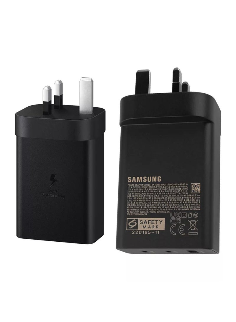 محول طاقة عالمي ثلاثي 65 واط باللون الأسود - Image 4