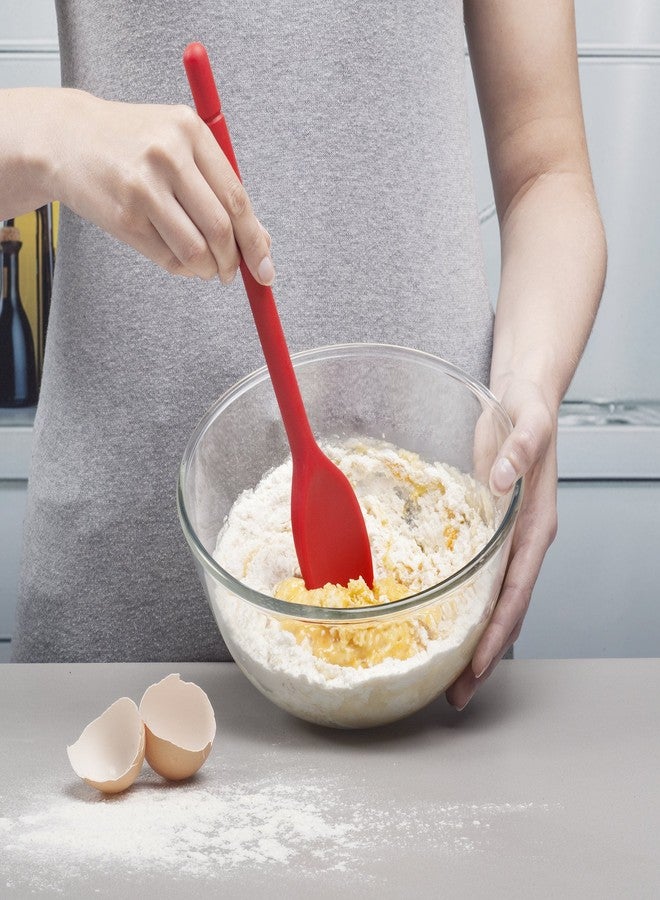 Zeal Scratch Non-Stick Silicone Cooking Spoon, Red, 30 cm - Image 5
