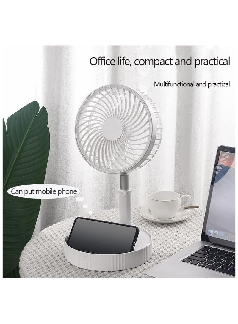 عام مروحة محمولة، مروحة محمولة بالطاقة الشمسية قابلة لإعادة الشحن عبر USB، مروحة قابلة للطي والسحب للوقوف على الأرض في المنزل والهواء الطلق والتخييم مع مكيف هواء ميني. - Image 2