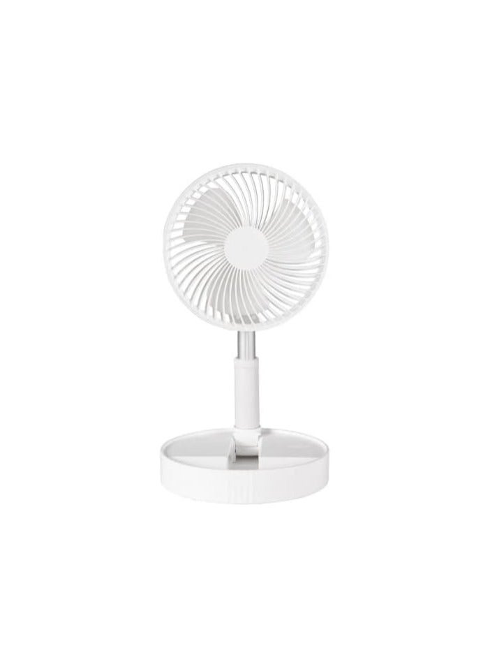 عام مروحة محمولة، مروحة محمولة بالطاقة الشمسية قابلة لإعادة الشحن عبر USB، مروحة قابلة للطي والسحب للوقوف على الأرض في المنزل والهواء الطلق والتخييم مع مكيف هواء ميني. - Image 1